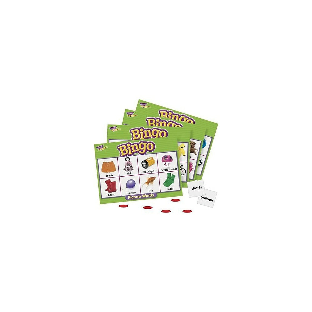 Image of Trend Enterprises Picture Words Bingo Game, Grades Kindergarten - 3rd (T-6063)