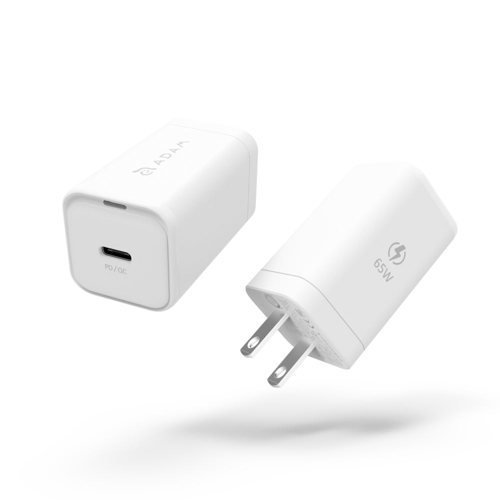 Image of Adam Elements OMNIA Ultra Compact Single Port X6 USB-C PD 65W Charger - White