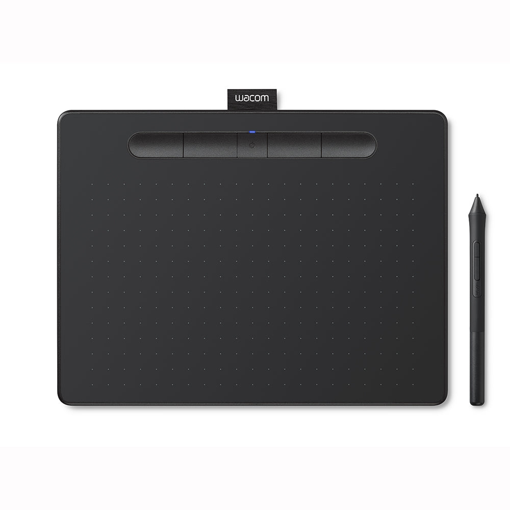 Image of Wacom Intuos Wireless Graphic Drawing Tablet - Medium - Black