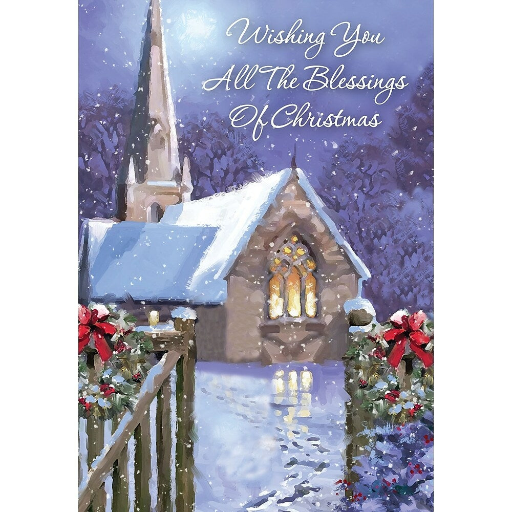 Image of Blessed Christmas, Church, 18 Pack