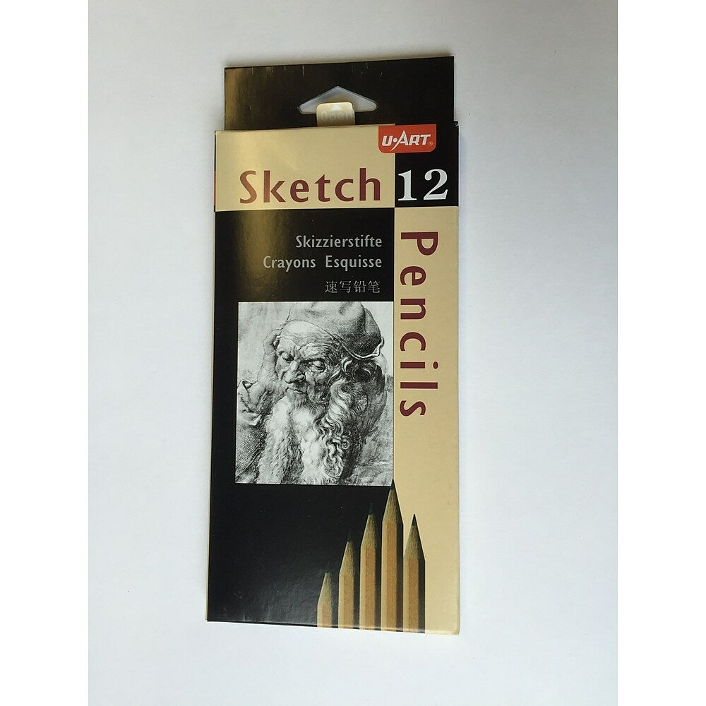 Image of B Drawing Pencils "B" - 3 Packs of 12 Pencils