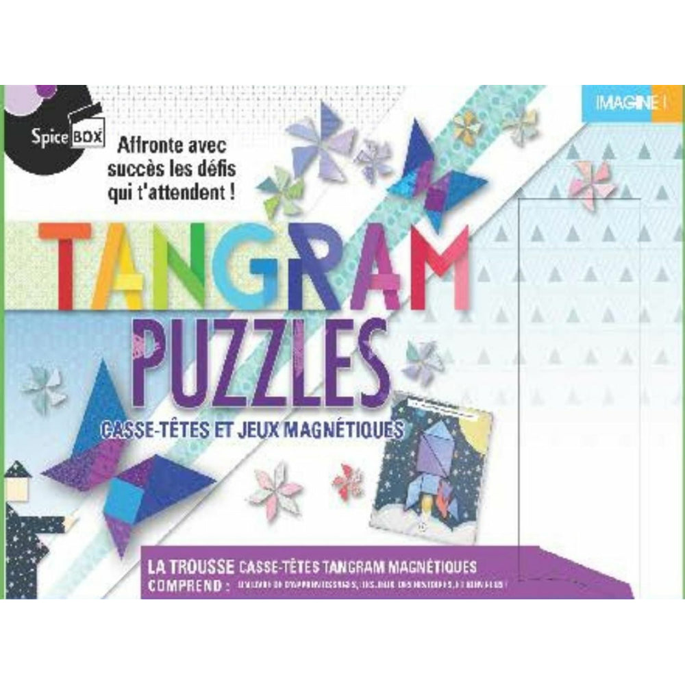 Image of Spicebox Tangram Puzzles and Magnetic Games - French