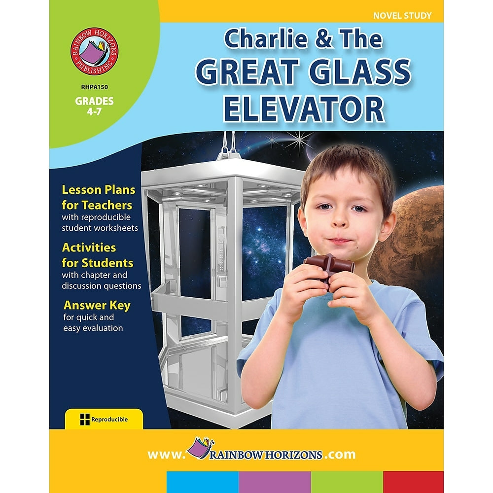 Image of eBook: Charlie & The Great Glass Elevator - Novel Study (PDF version - 1-User Download) - ISBN 978-1-55319-438-5 - Grade 4 - 7