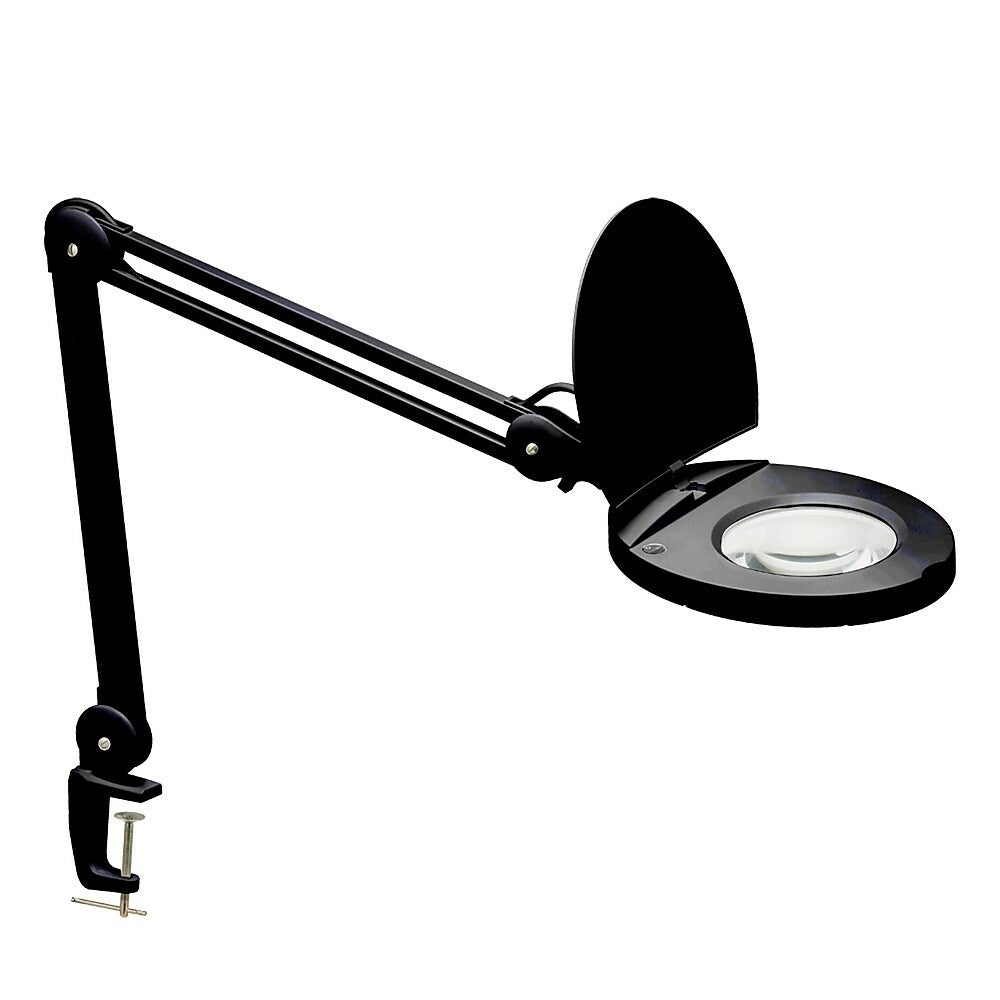 Image of Dainolite LED Magnifier Black With 5D Lens +A Bracket Black
