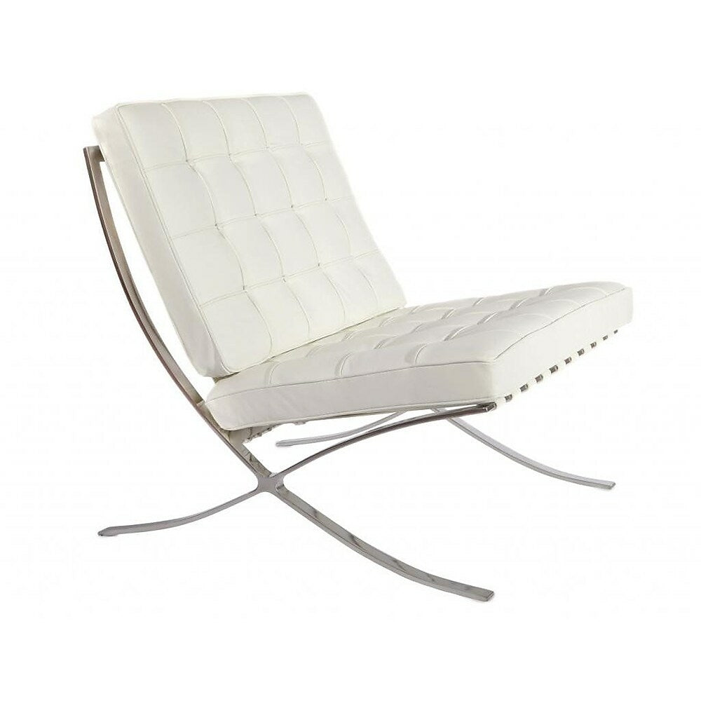 Image of Barcelona Chair, White