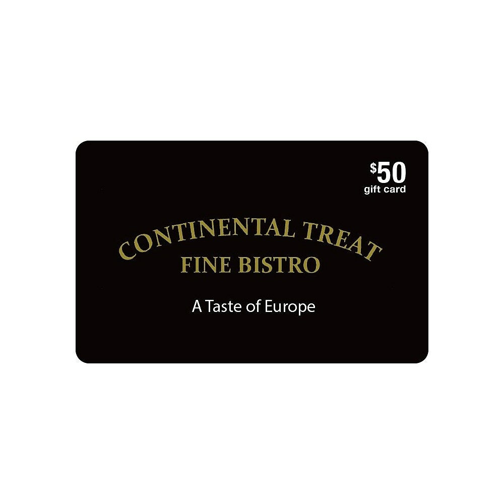 Image of Continental Treat Gift Card | 50.00