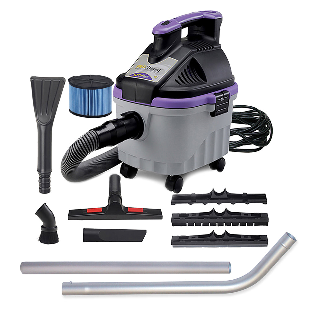 Image of ProGuard 4 Portable Wet/Dry Vacuum with Tool Kit, Multicolour