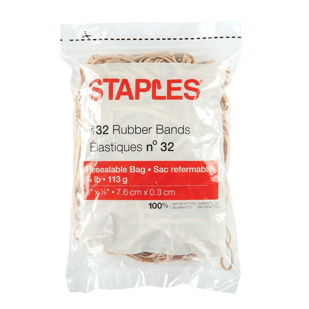 Image of Staples Economy Rubber Bands - Size #32