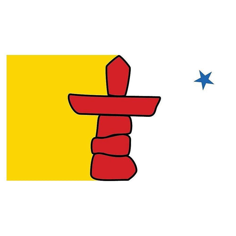 Image of Provincial Flag, Nunavut, 36" x 60"