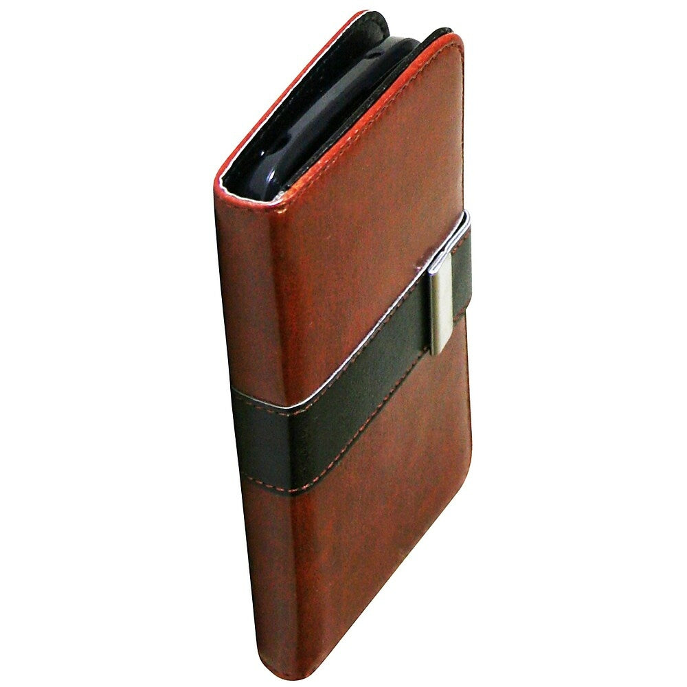 Image of Exian Leather Wallet Case for Nexus 4 - Brown