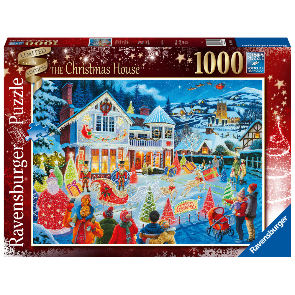 Image of Ravensburger The Christmas House Puzzle - 1000 Pieces, Assorted