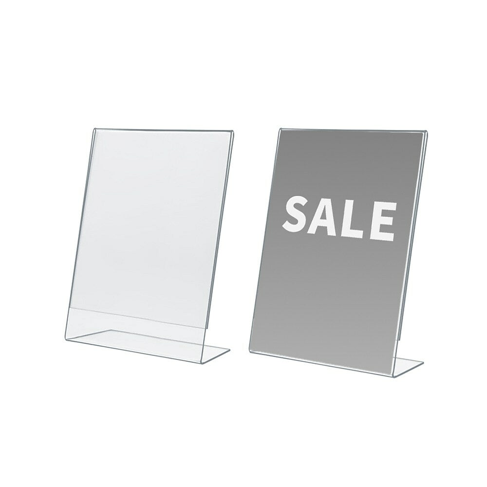 Image of Futech CTS0149 Acrylic Letter Size Sign Holder - 4 Pack