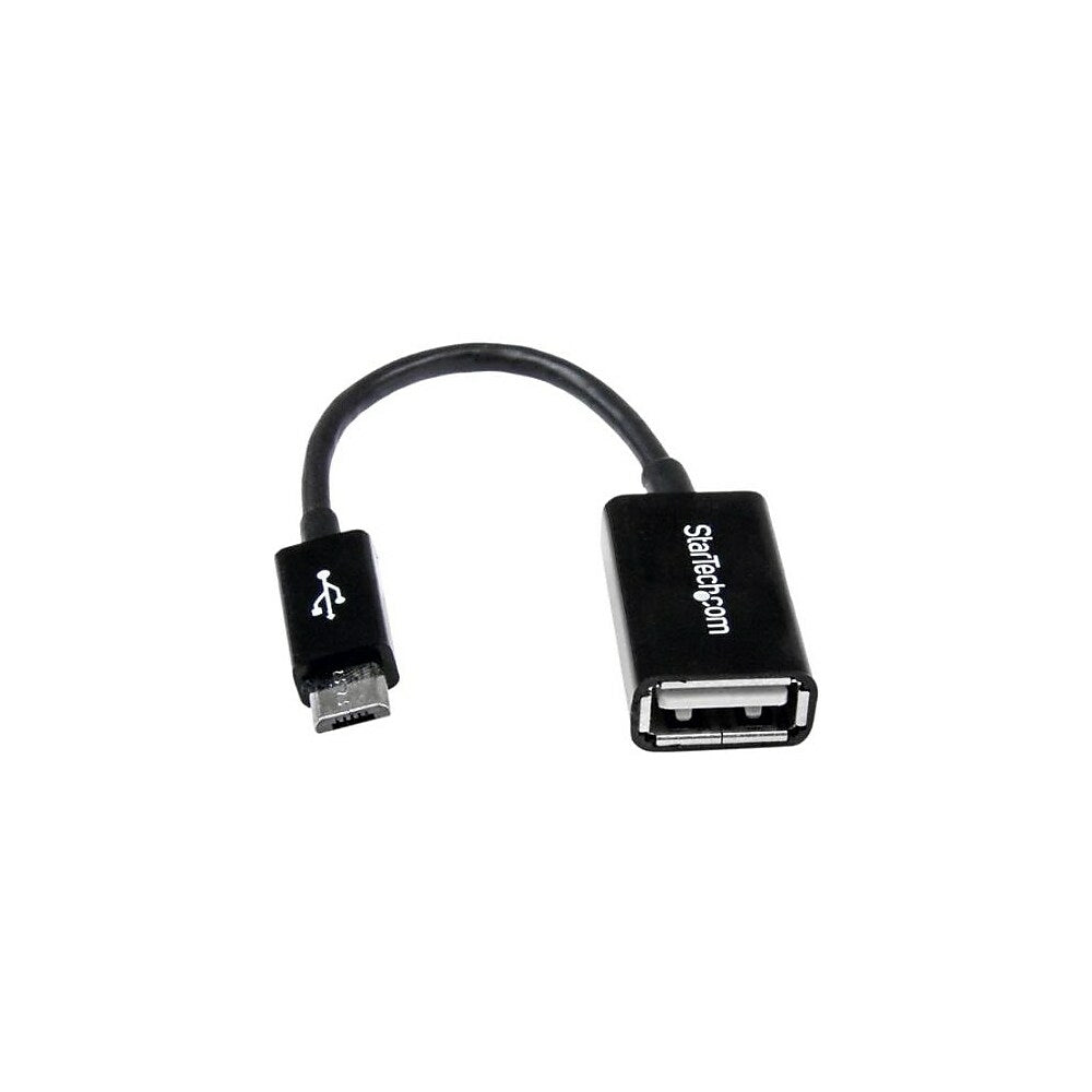 Image of StarTech 5in Micro USB to USB OTG Host Adapter M/F