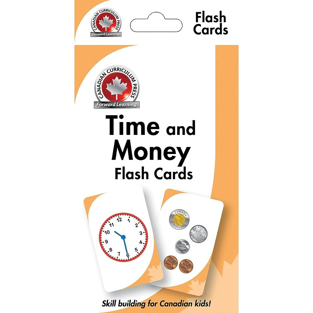 Image of Canadian Curriculum Press Time & Money Flashcards