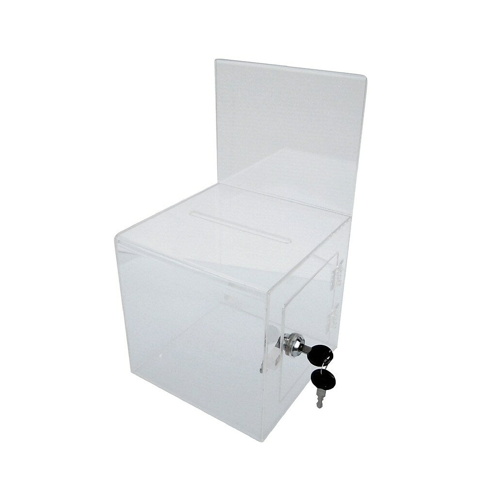 Image of Futech Ballot Box 8"W x 8"H, Clear