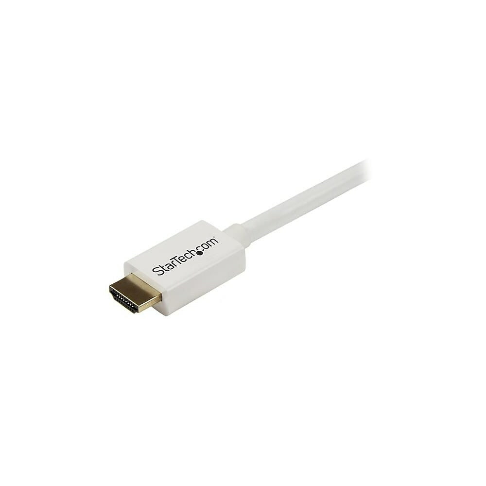 Image of StarTech 5m (16 ft) White CL3 In-wall High Speed HDMI Cable, Ultra HD 4k x 2k HDMI Cable, HDMI to HDMI M/M