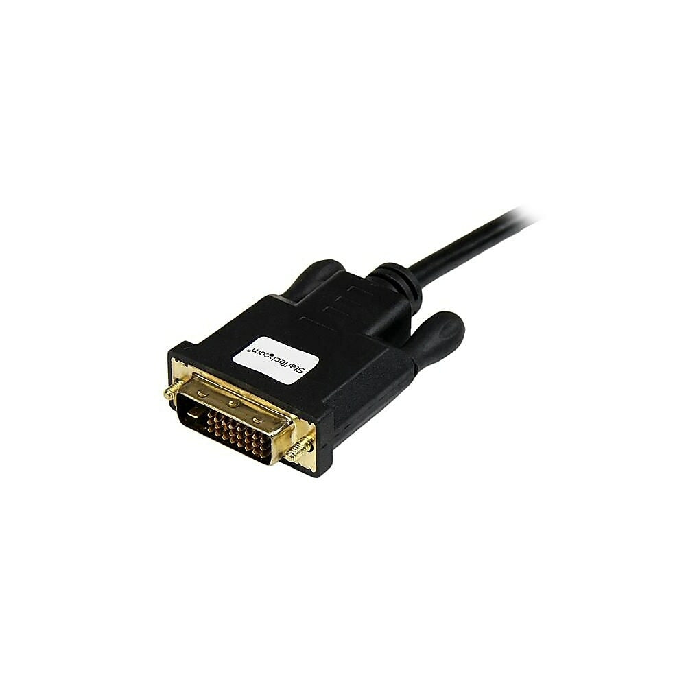 Image of StarTech 6 ft Mini DisplayPort to DVI Adapter Converter Cable, Mini DP to DVI 1920x1200, Black