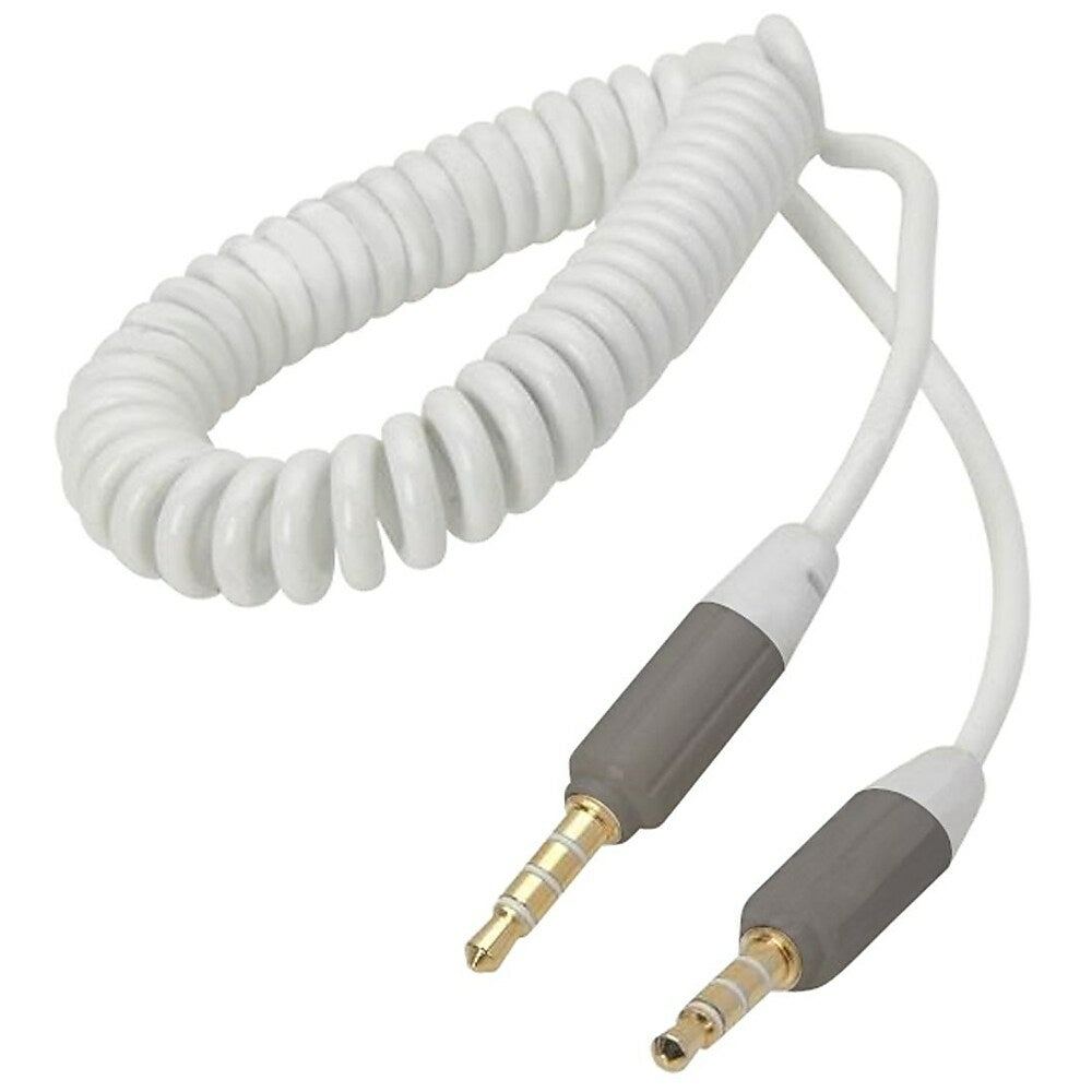 Image of Exian Aux Cable Spring Style, 1.2 Meter, White