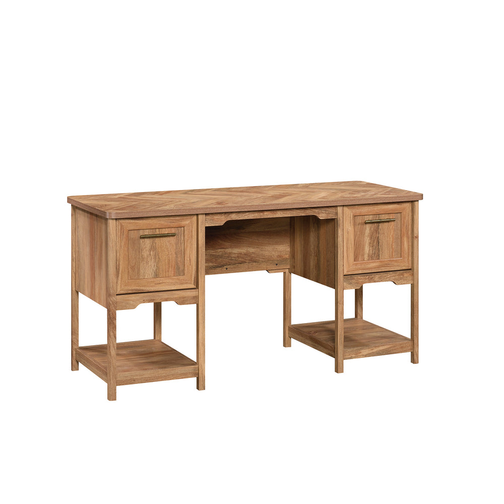 Image of Sauder Coral Cape Desk - Sindoori Mango (424456)