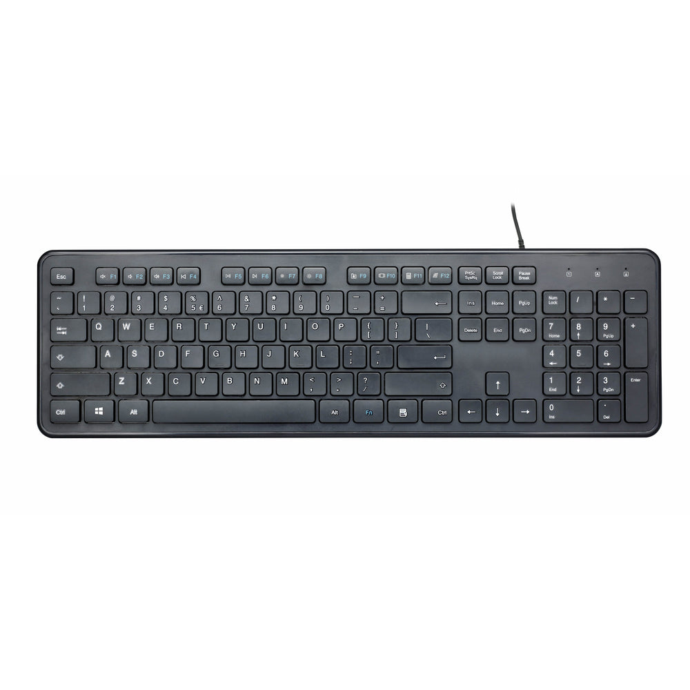 Image of Basic Tech Wired Keyboard - Black