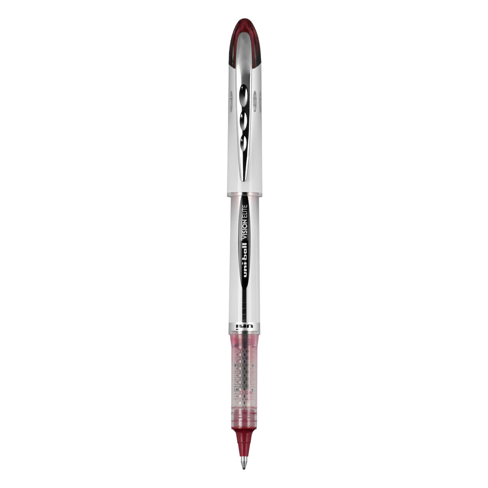 Image of uni-ball Vision Elite Rollerball Pens - Bold Point (0.8mm) - Red BLX Ink