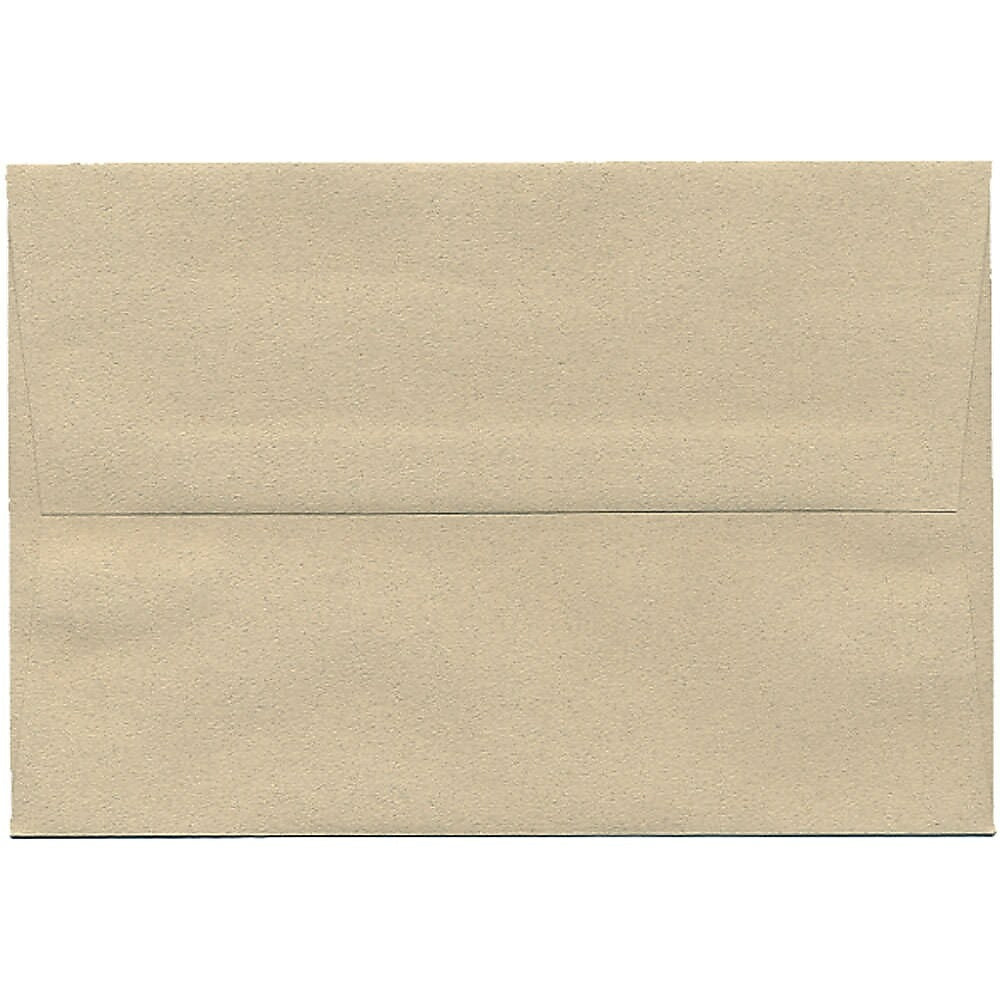 Image of JAM Paper A8 Invitation Envelopes, 5.5 x 8.125, Sandstone Ivory Recycled, 1000 Pack (83728B), Brown