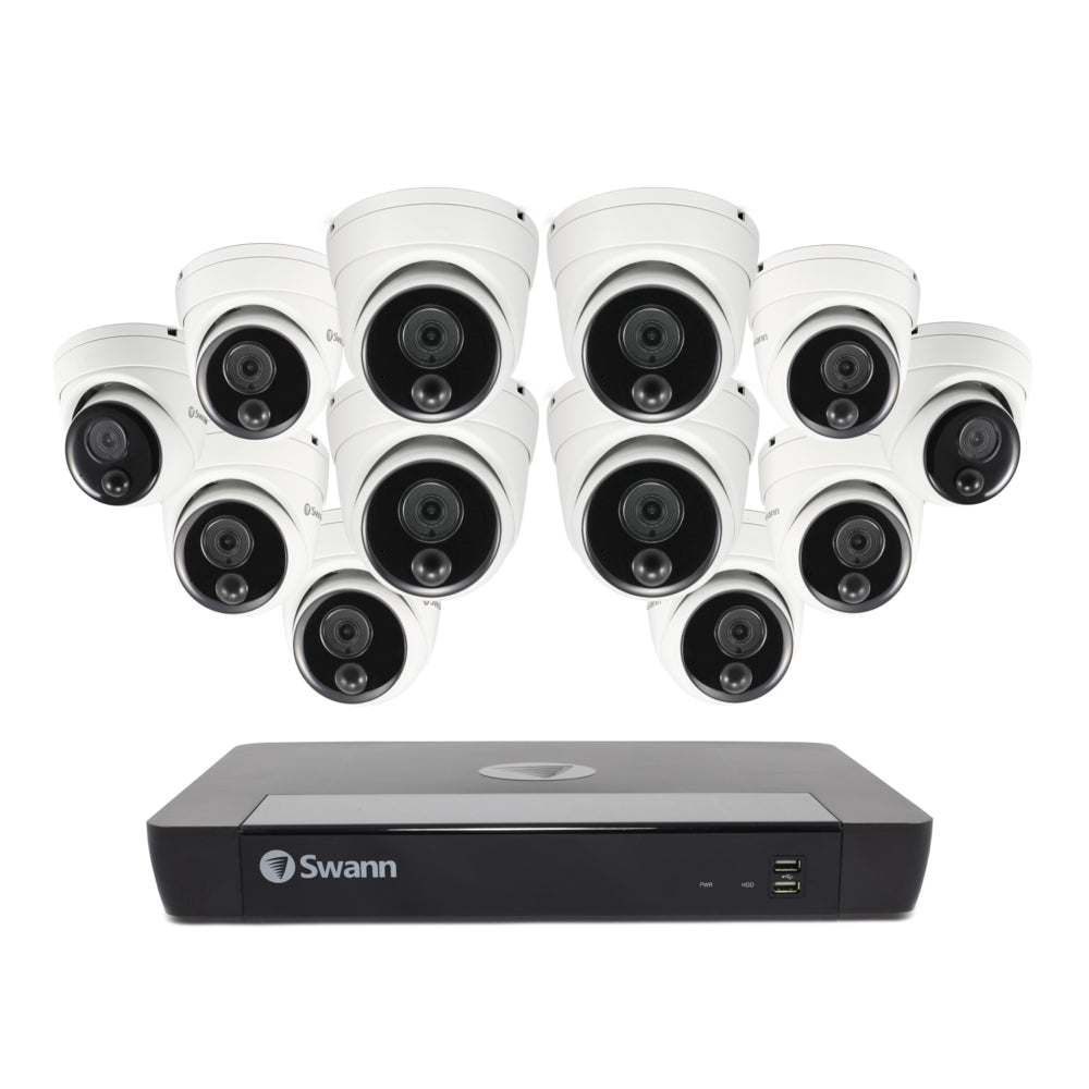 Image of Swann Pro Enforcer 16 Channel 4K Ultra HD NVR Security System - White