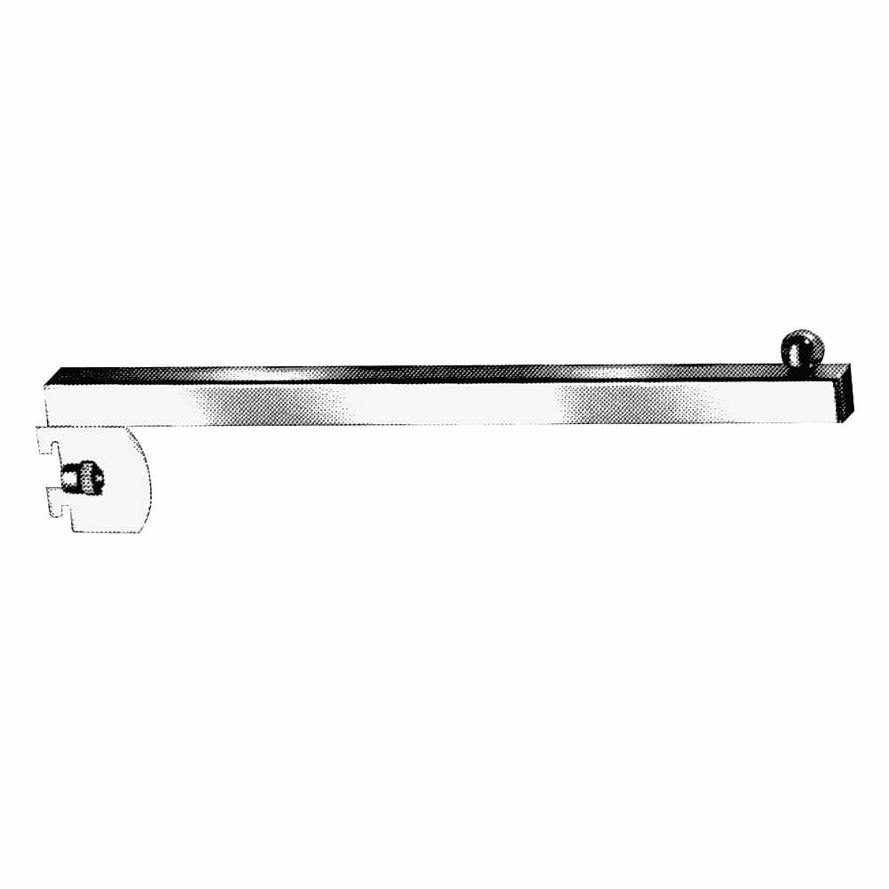 Image of Wamaco 12" Gridwall Straight Arm, Black, 10 Pack