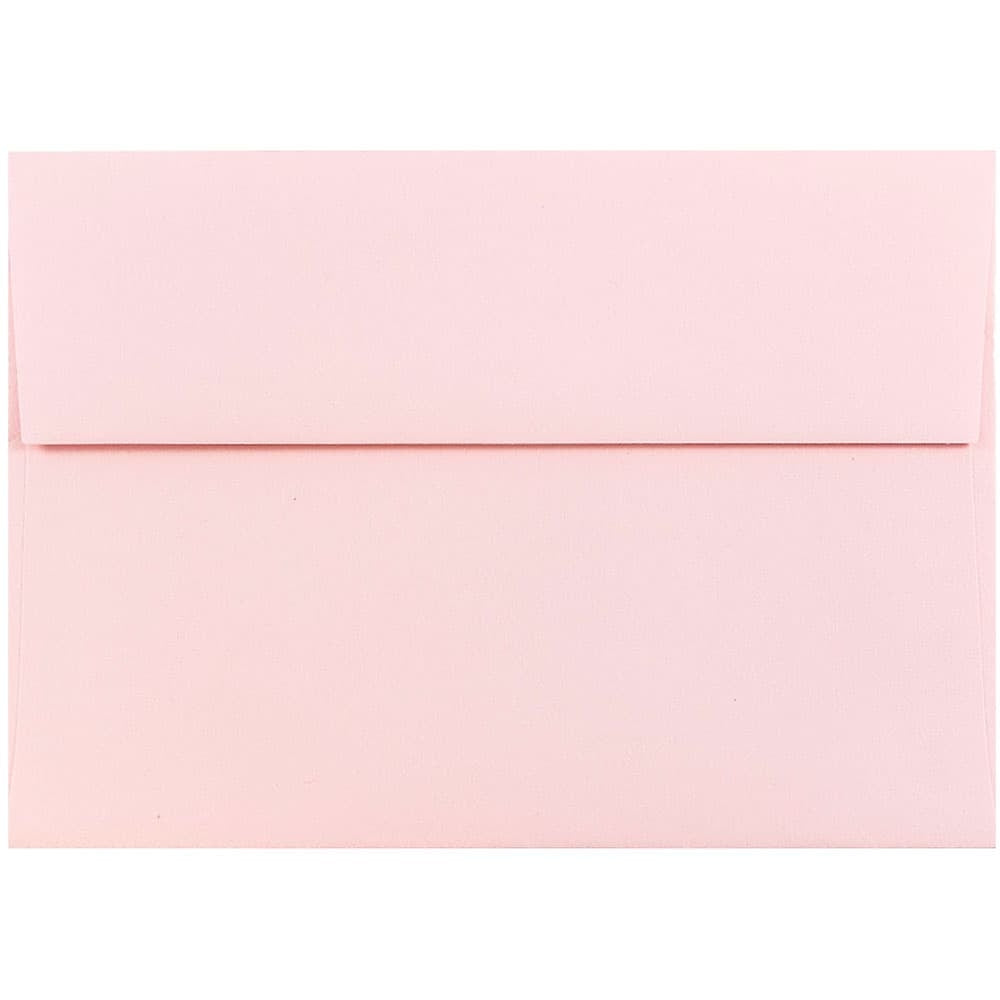 Image of JAM Paper A7 Invitation Envelopes, 5.25 x 7.25, Baby Pink, 1000 Pack (155627B)