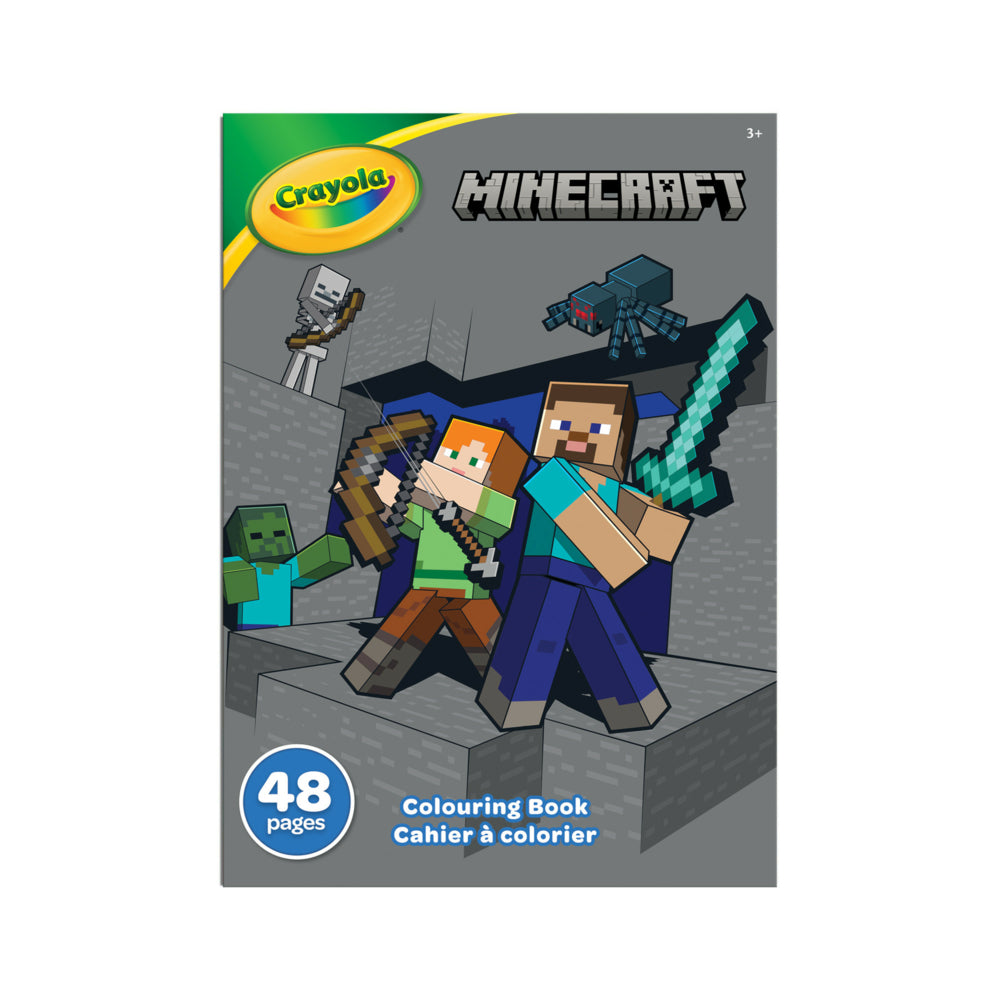 Image of Crayola Colouring Book - 48 Page - Minecraft, Assorted