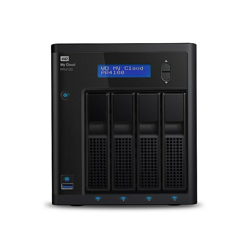 Image of Western Digital 32TB My Cloud PR4100 NAS (WDBNFA0320KBK)