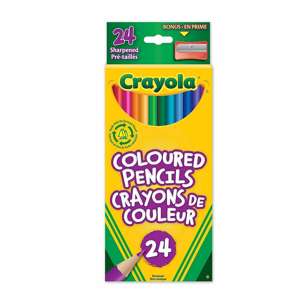 Image of Crayola Coloured Pencils - 24 Pack