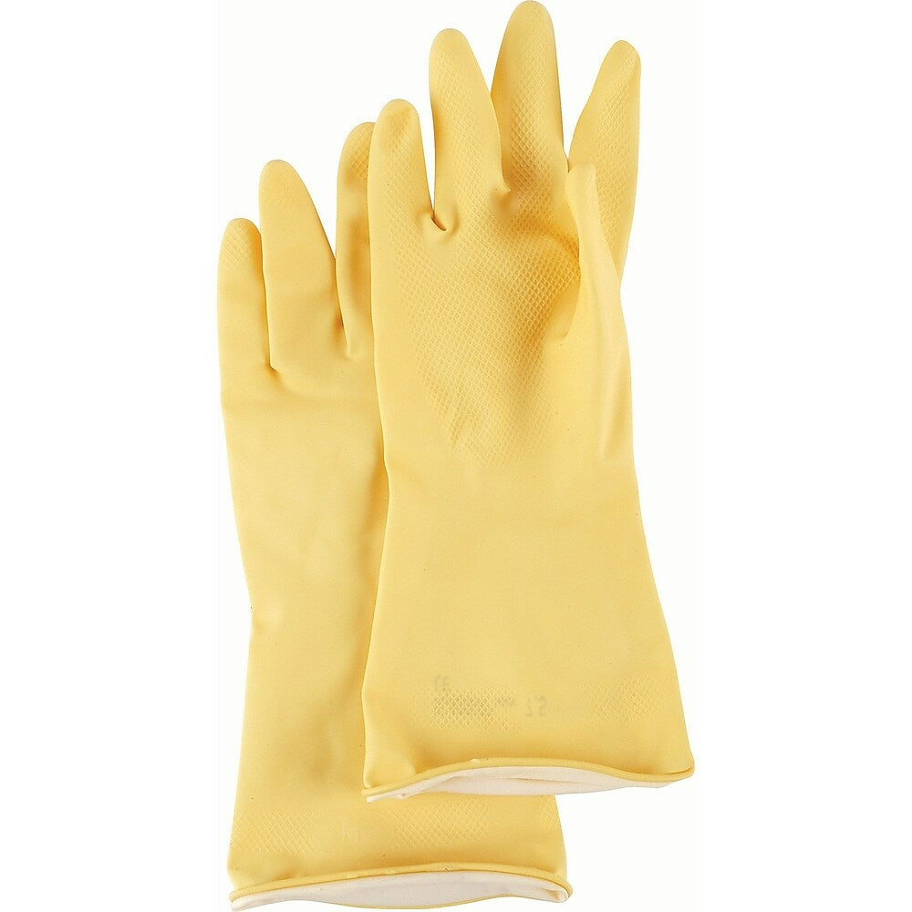 Image of Natural Rubber Medium Weight Gloves, Medium, 72 Pack
