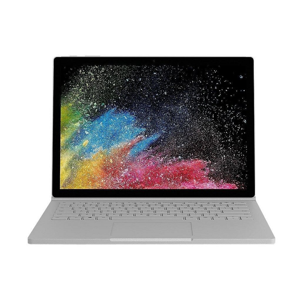 Image of Microsoft Surface Book 2 HNQ-00002 13.5" Touch Screen Notebook, 1.9 GHz Intel Core i7-8650U, 512 GB SSD, 16 GB LPDDR3, French, Grey