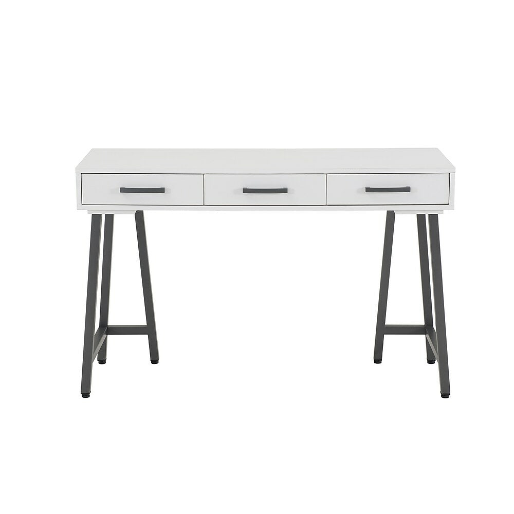 writing desk with hairpin legs