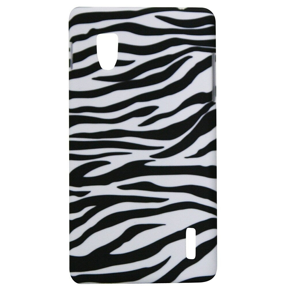 Image of Exian Case for LG Optimus G - Zebra, White