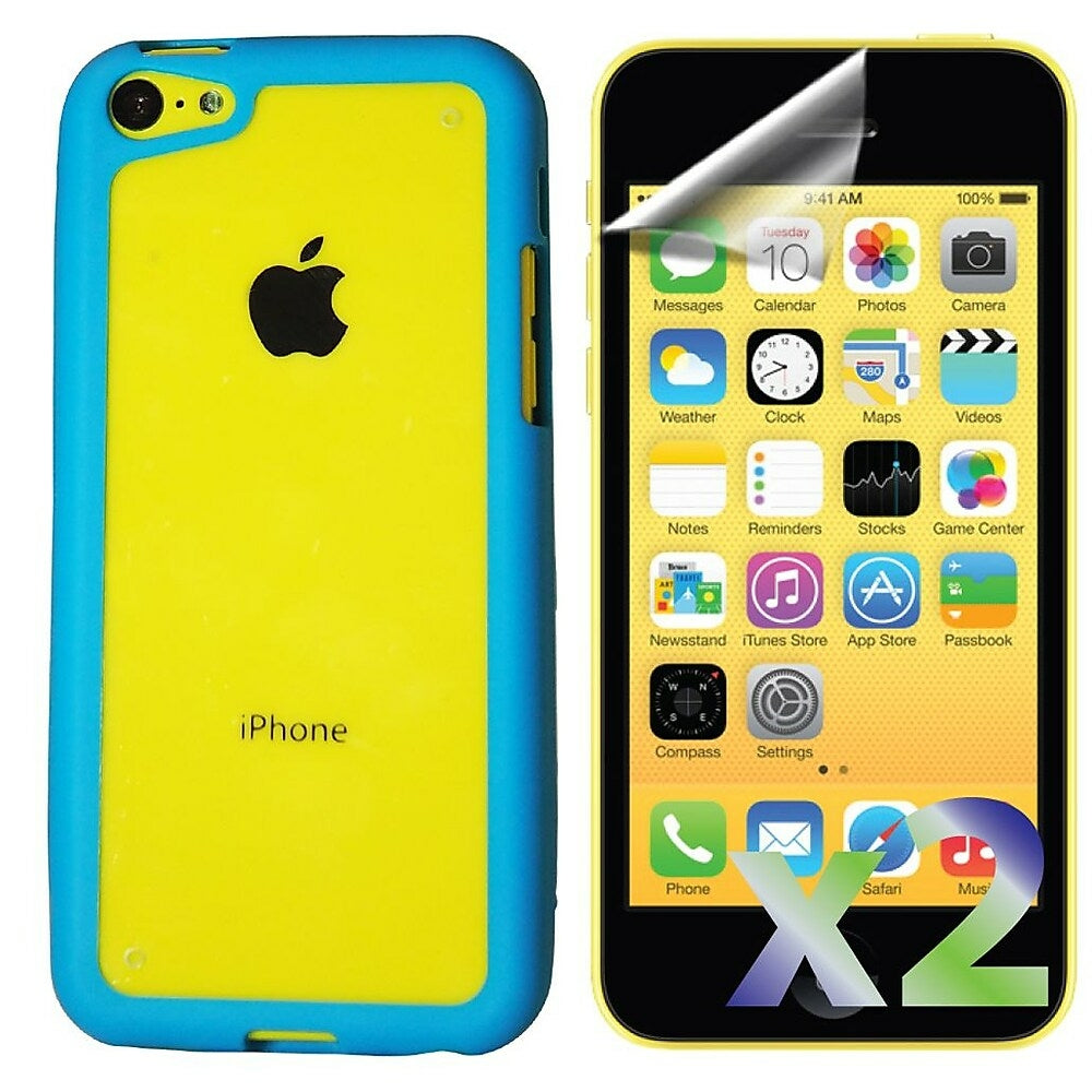 Image of Exian Bumper with Back Cover Case for iPhone 6 - Blue