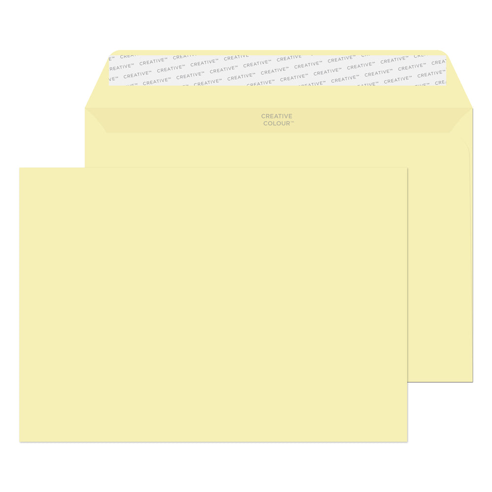 Image of Blake Creative Color Cream Invitation Envelopes - 6" W x 9" L - Cookie Dough Cream - 25 Pack, Cookie_Dough_Cream