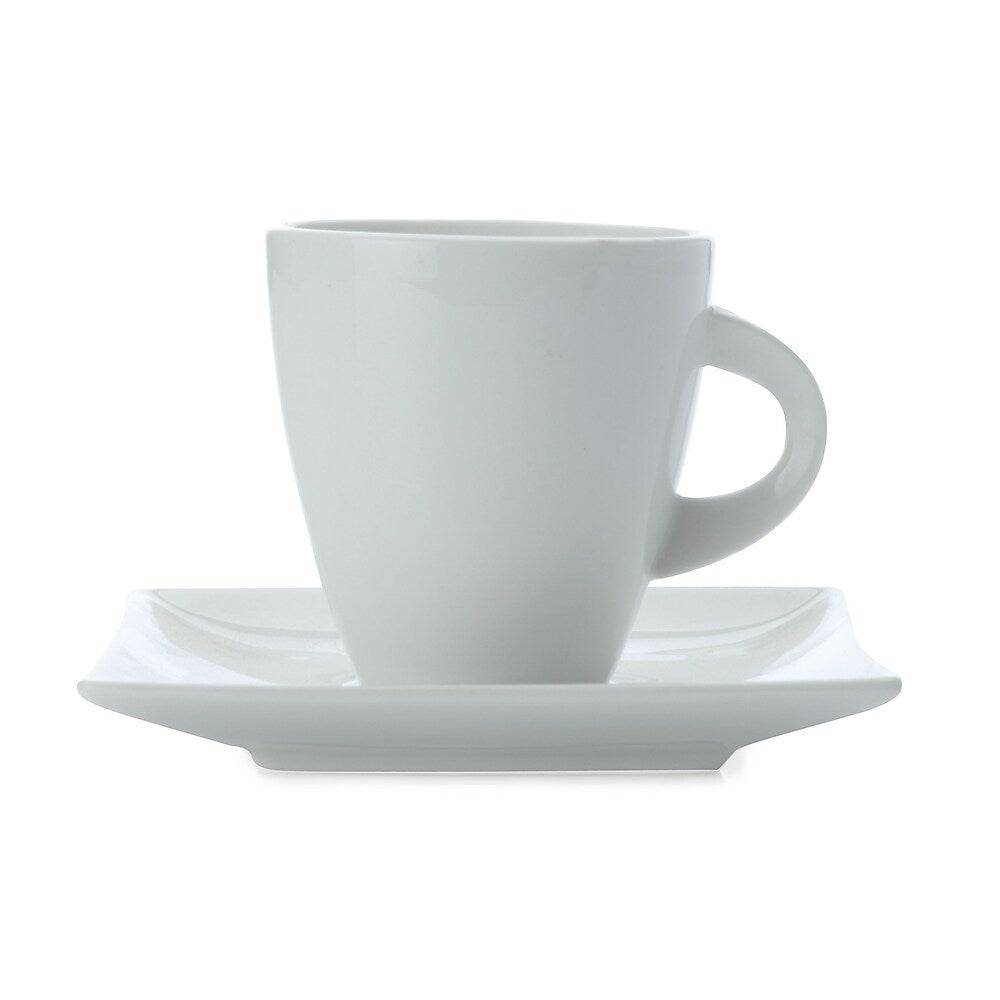 Image of Maxwell & Williams East Meets West Teacup & Saucer, 4 Pack