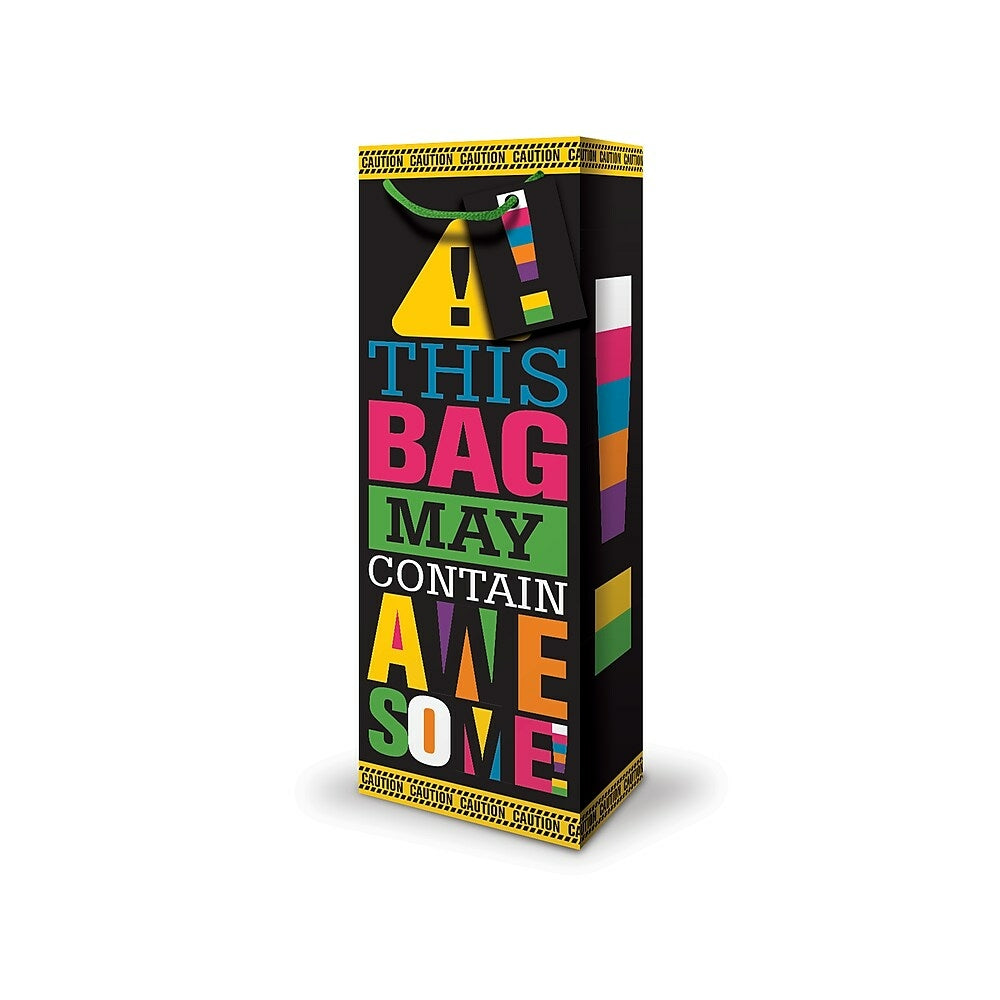 Image of Millbrook Studios Bottle Bags - Text - 12 Pack (47634)