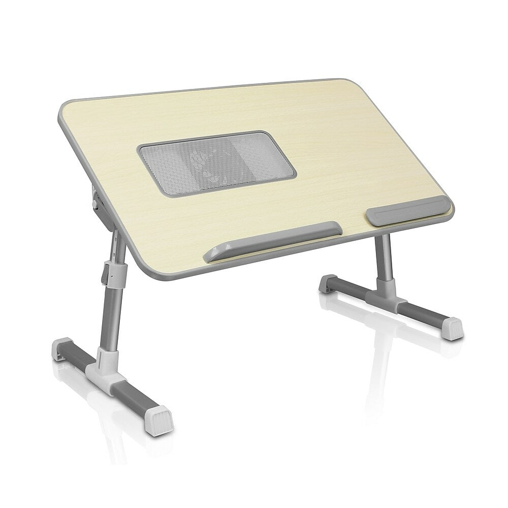 adjustable laptop table with cooling fan