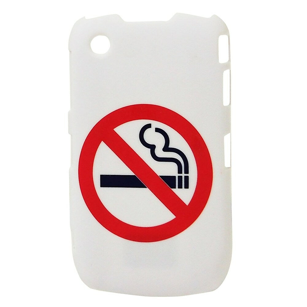 Image of Exian No Smoking Case for Blackberry Curve 8520 - White