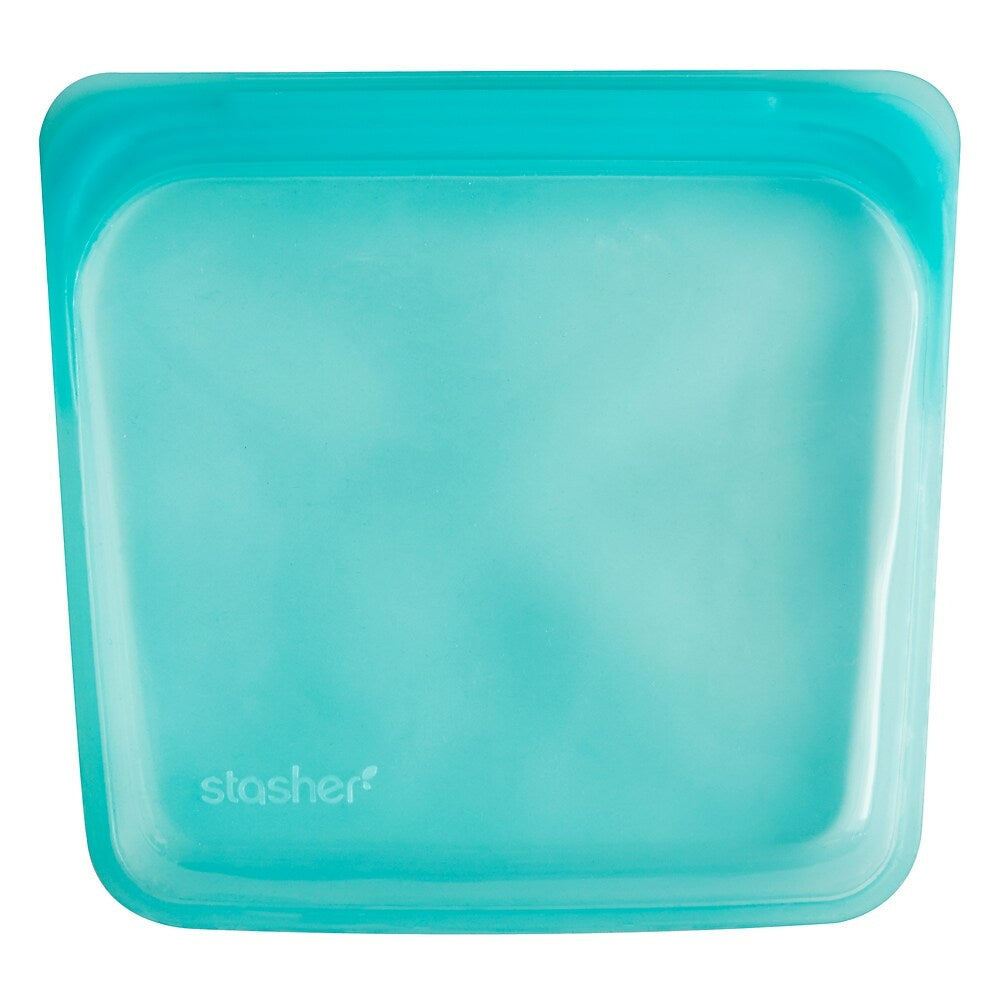 Image of Stasher Sandwich Bag - Aqua, Blue