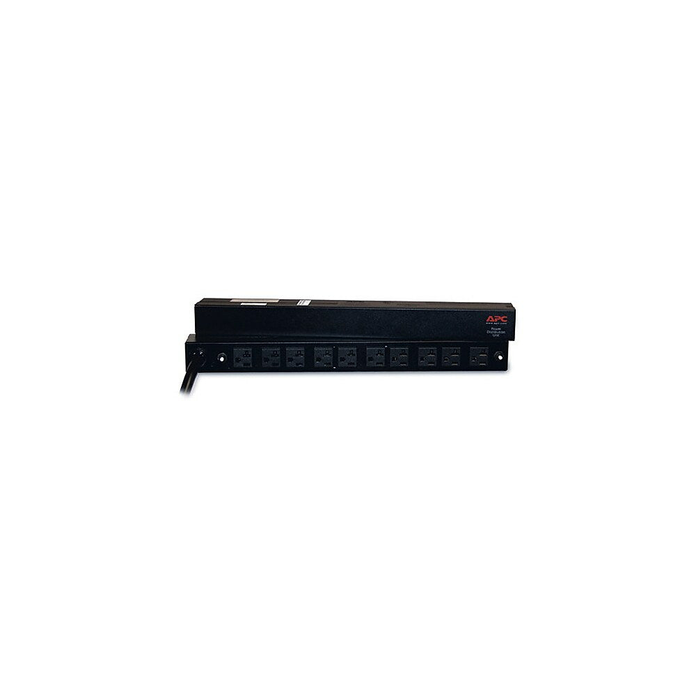Image of APC Rack PDU, Basic, 1U, 16A, 208, 230V Surge Protector, Black