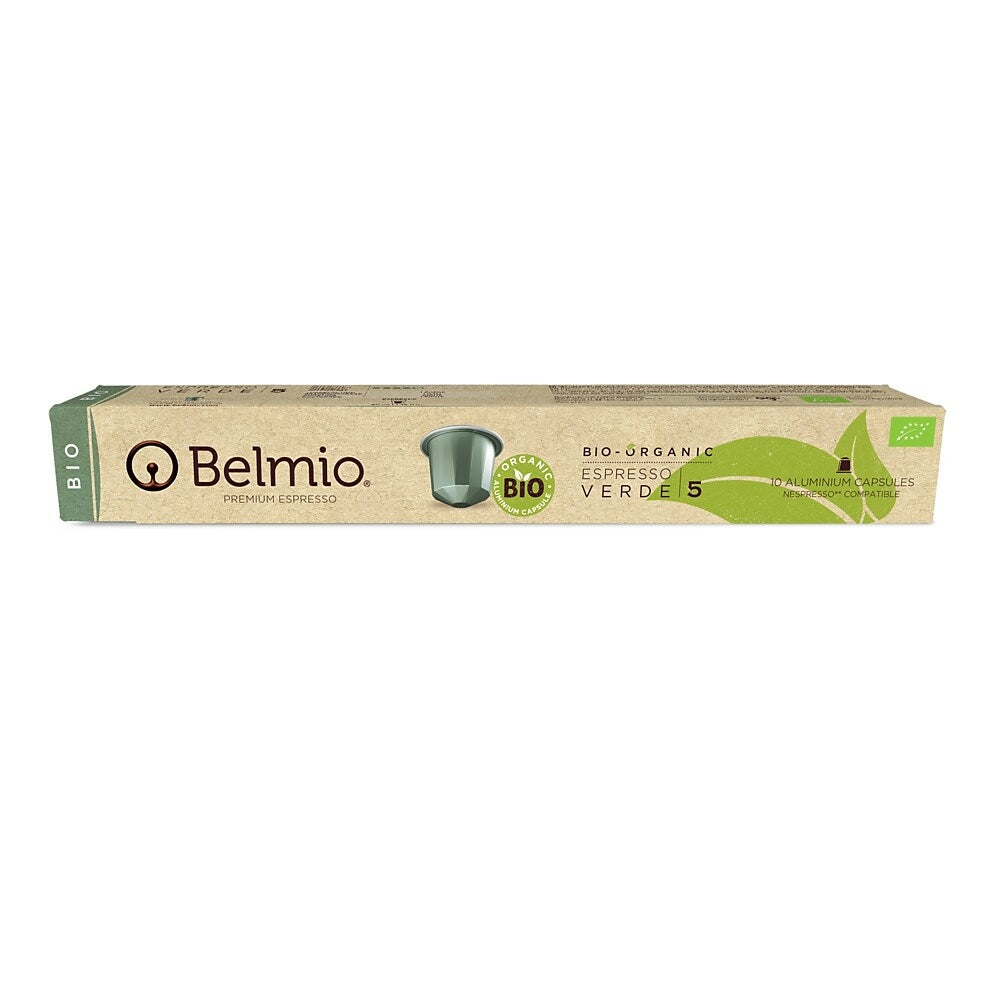 Image of Belmio Verde Nespresso Compatible Aluminum Capsules - Intensity 5 - 60 Pack