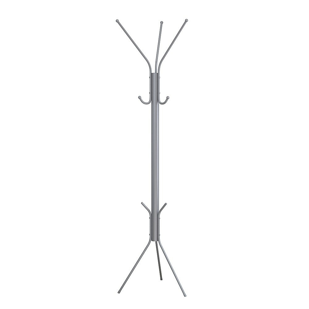 Image of Safdie & Co. 81050.Z.76 Coat Tree Rack 71"H, Silver, Grey