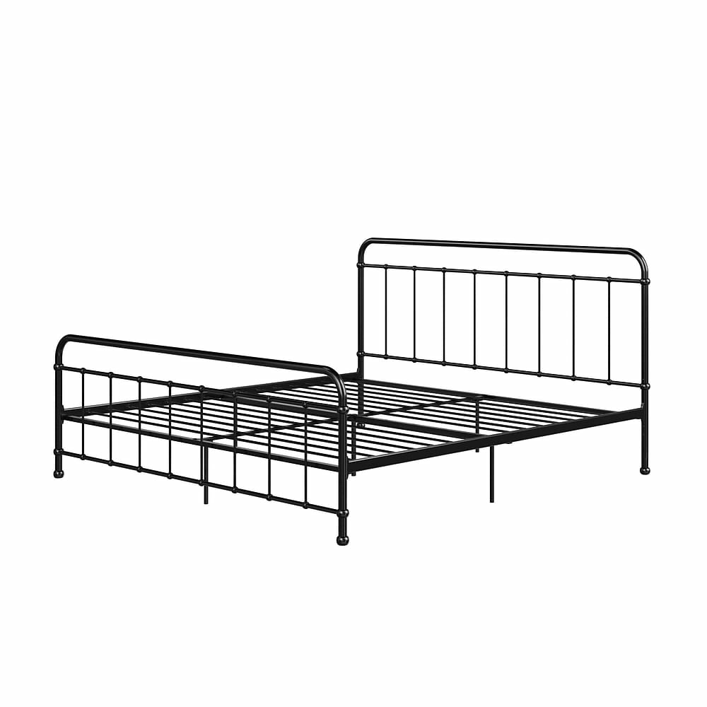 Image of DHP Brooklyn Iron King Bed - Black