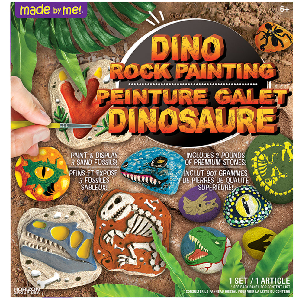 Image of Made By Me Dino Rock Painting