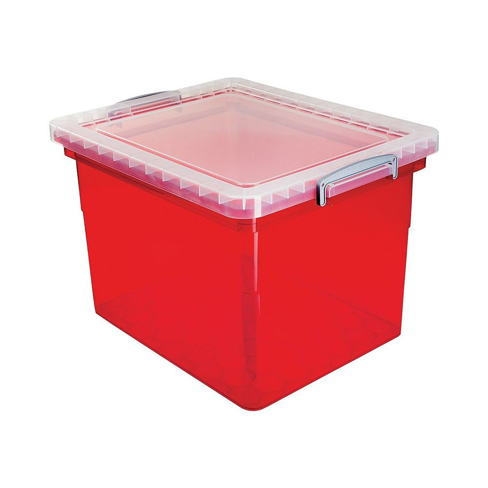 Image of Really Useful Box Filing Box - 31L - Red