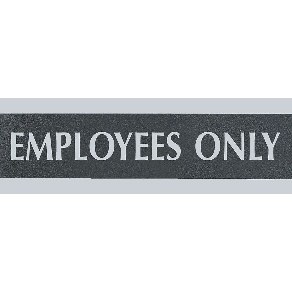 Image of Headline Sign Century Series "Employees Only" Sign